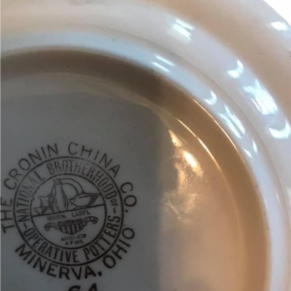 Vintage The Cronin China Co Mini 6.5” Plate - Picture 13 of 13